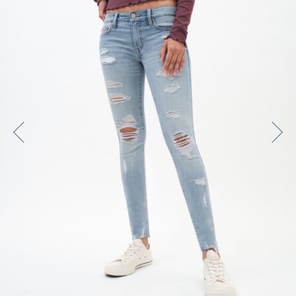 Aeropostale high rise skinny jean, ripped - Picture 2 of 3